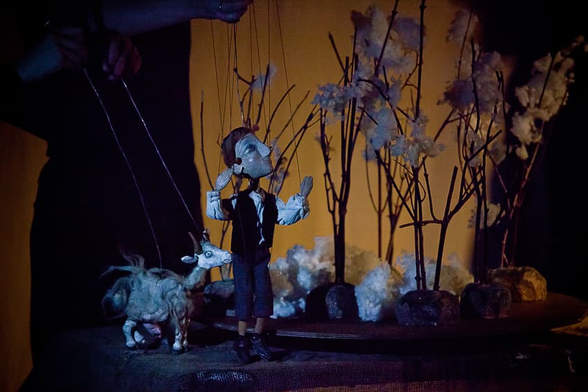 Кадр спектакля «Козочка Злата» 1